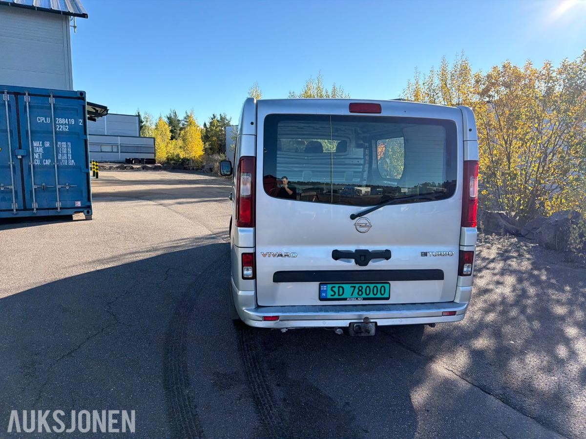 2015 OPEL VIVARO 1,6D 120HK,EU-OK 5-2027,2xSKYVEDØRER, 183000KM