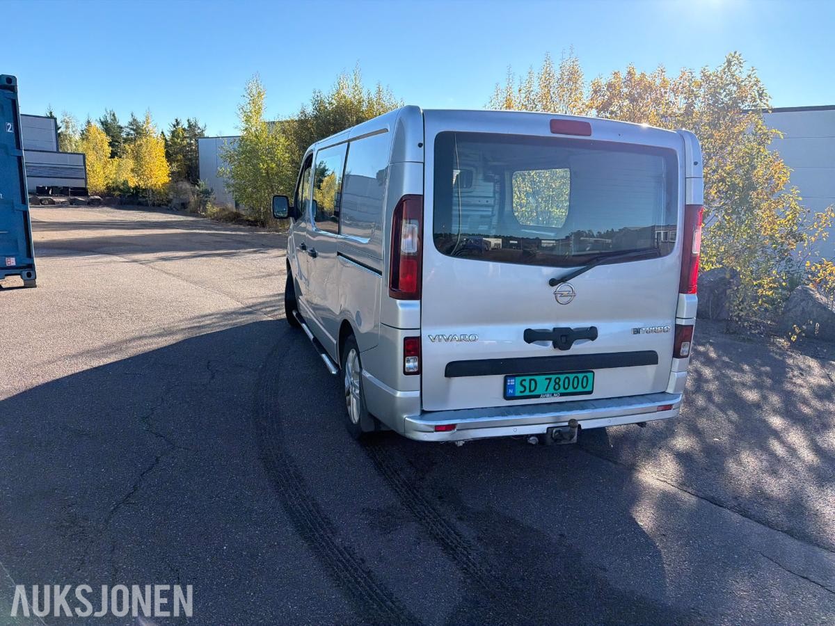 2015 OPEL VIVARO 1,6D 120HK,EU-OK 5-2027,2xSKYVEDØRER, 183000KM