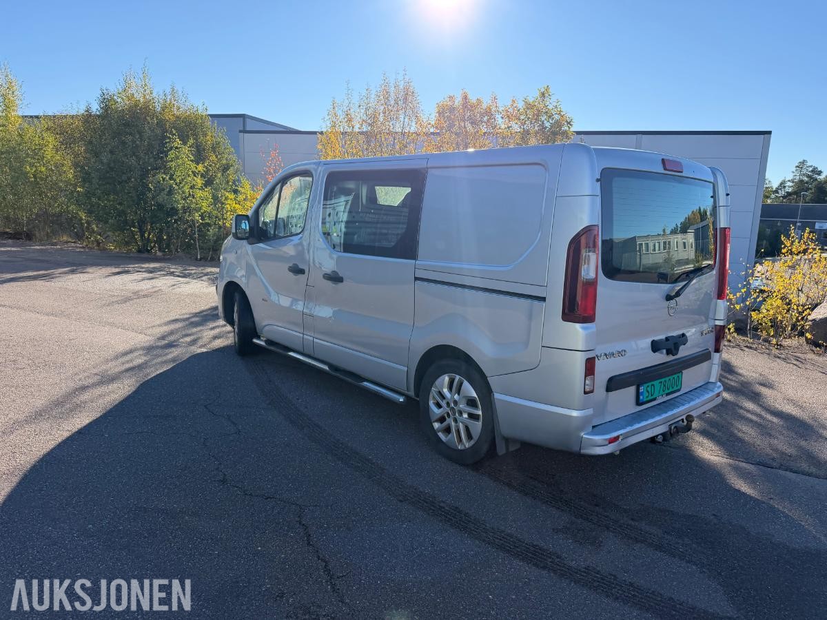 2015 OPEL VIVARO 1,6D 120HK,EU-OK 5-2027,2xSKYVEDØRER, 183000KM