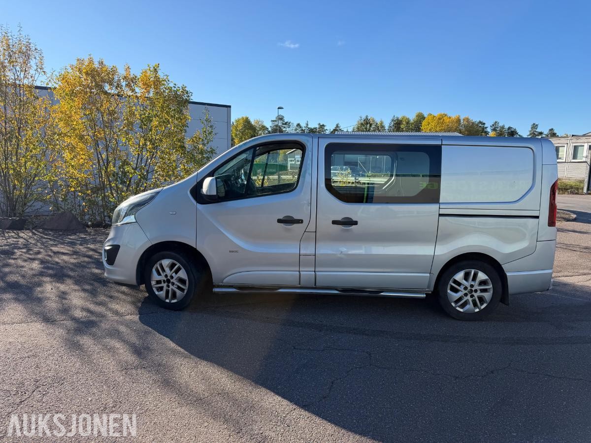 2015 OPEL VIVARO 1,6D 120HK,EU-OK 5-2027,2xSKYVEDØRER, 183000KM