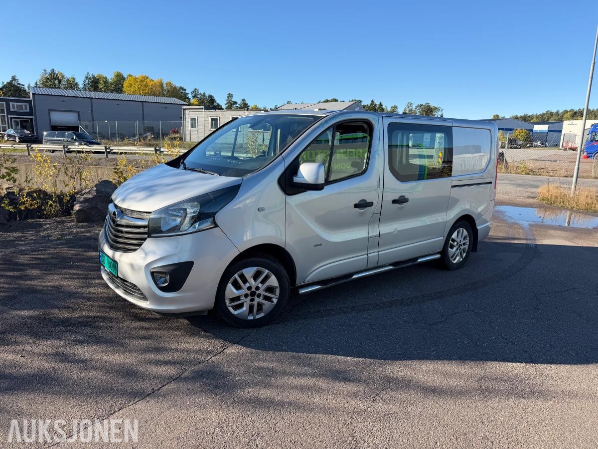 2015 OPEL VIVARO 1,6D 120HK,EU-OK 5-2027,2xSKYVEDØRER, 183000KM