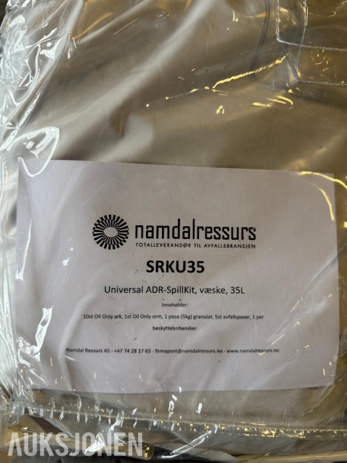 Namdal Ressurs ADR-Spill kit 35L og 50L 2021
