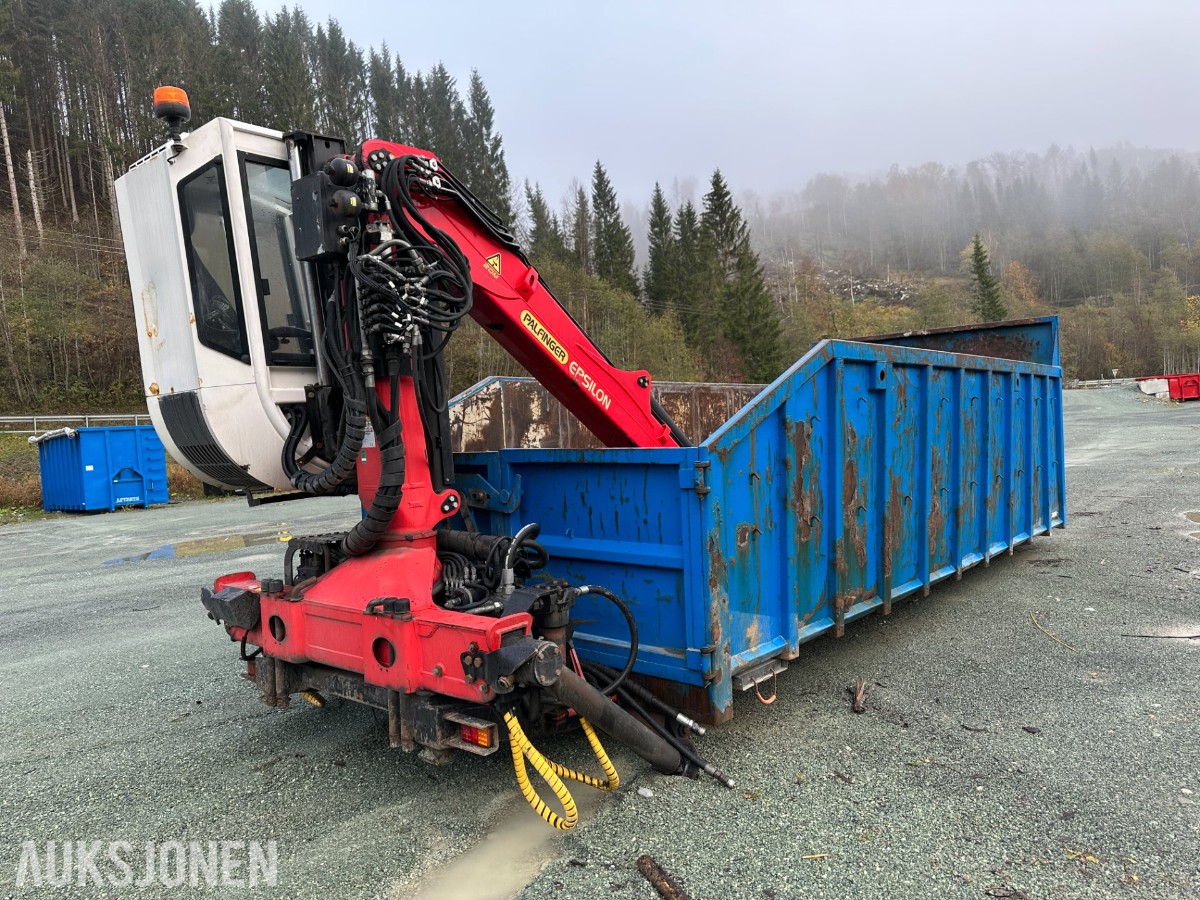 2015 Krokkasse med Palfinger Epsilon M110L97 tømmerkran