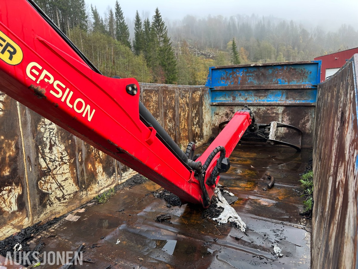 2015 Krokkasse med Palfinger Epsilon M110L97 tømmerkran