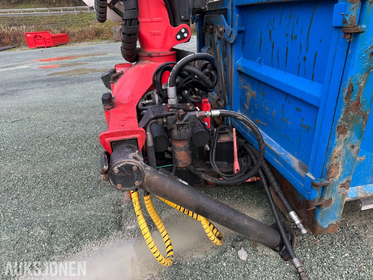 2015 Krokkasse med Palfinger Epsilon M110L97 tømmerkran