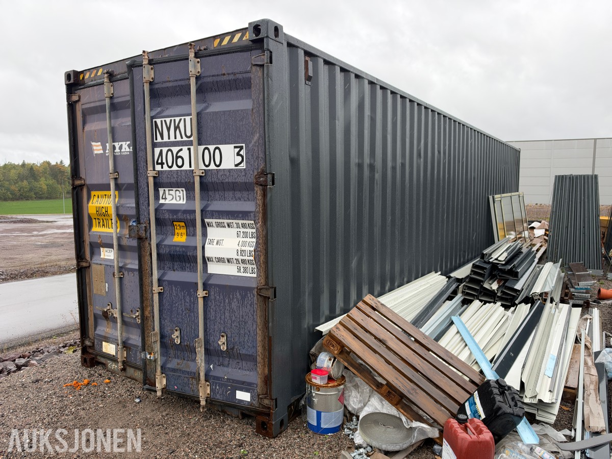 40ft Container - m/ Innhold