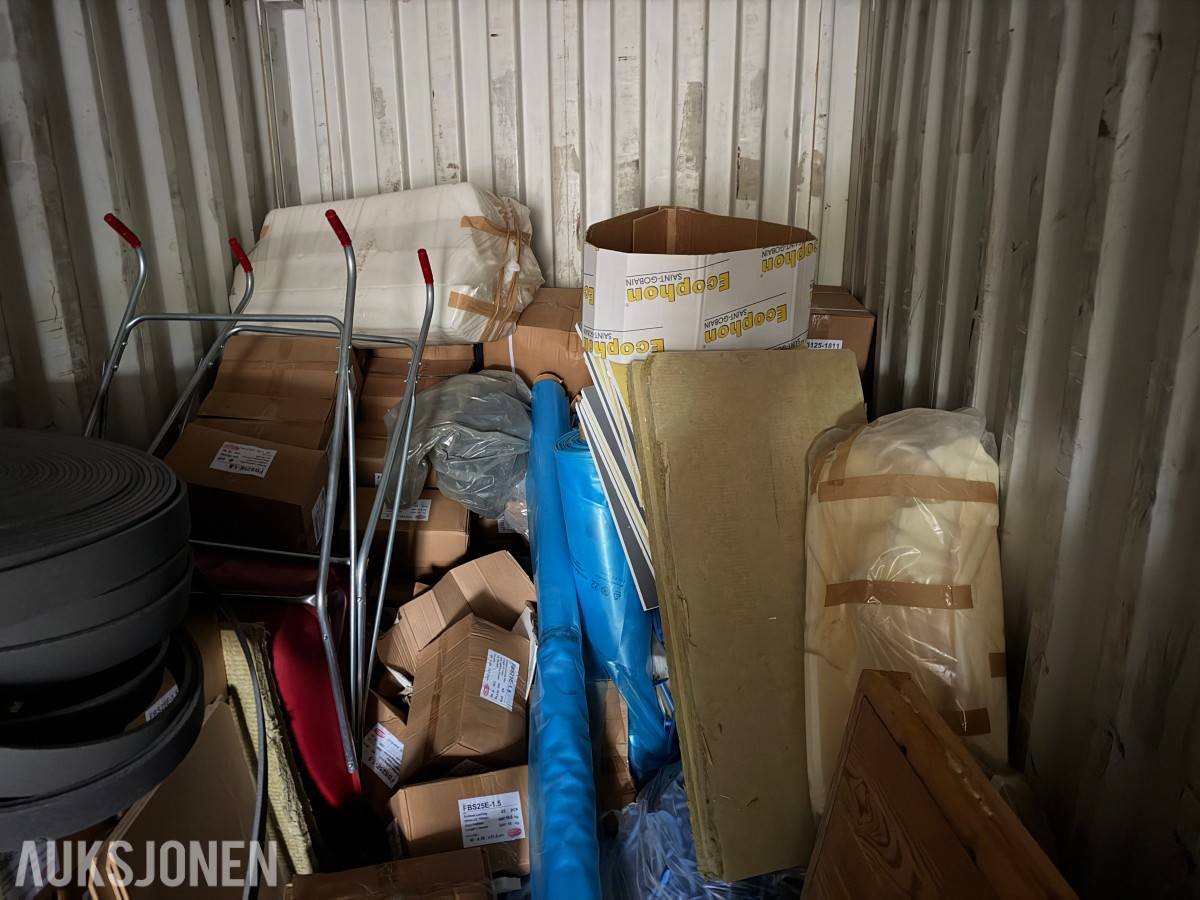 40ft Container - m/ Innhold