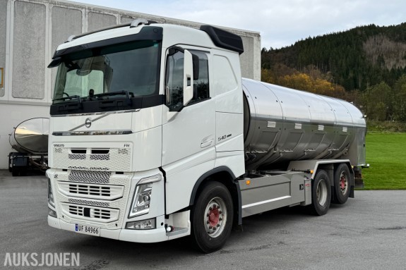 2019 Volvo FH 540 - Gått 309.000 km - 6x2 - Euro 6 - Tankbil - Gått på gullavatale - EU godkjent til september 2027