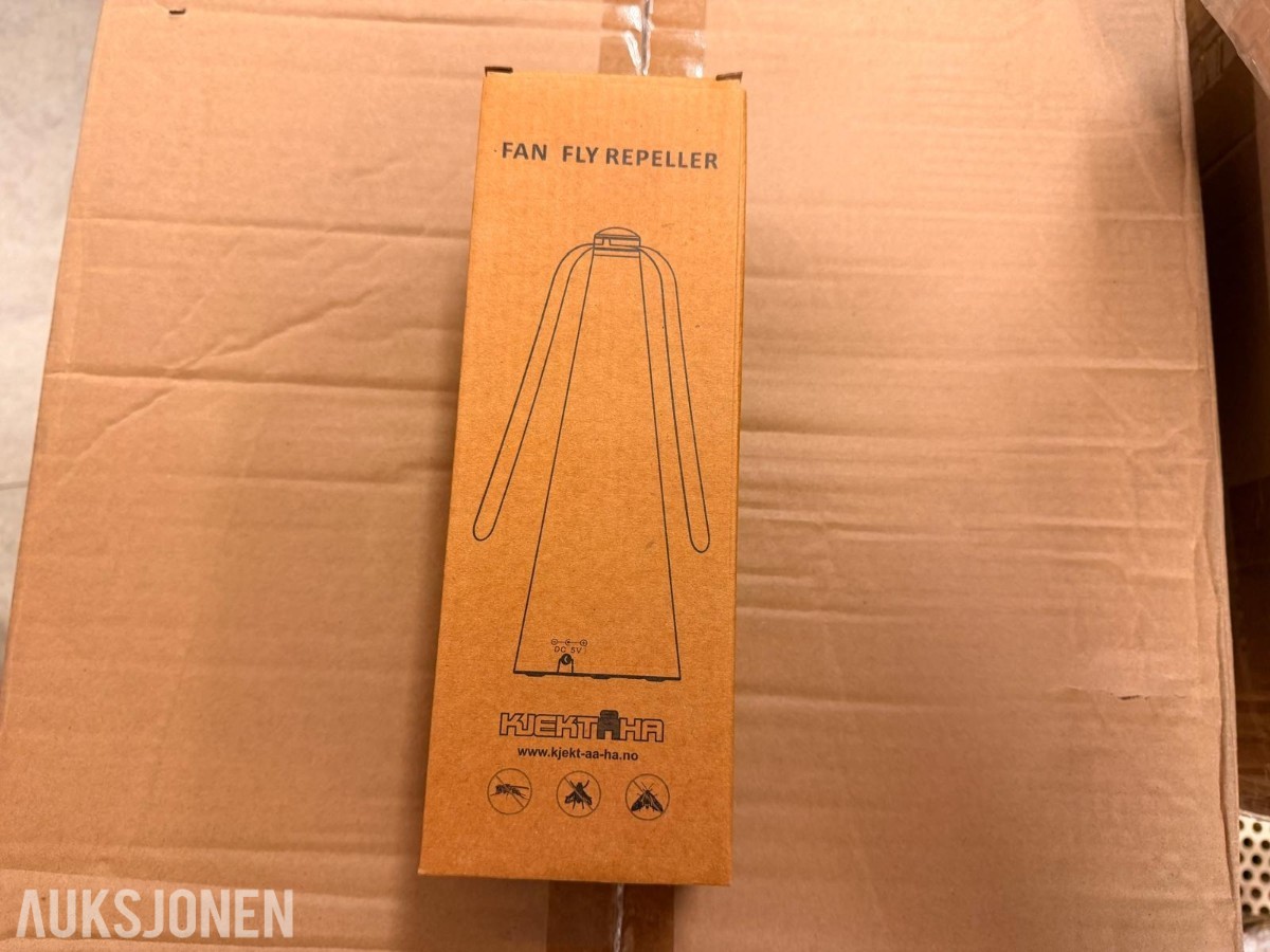 400 stk. Fly Repeller – elektriske fluejagere med roterende vifte