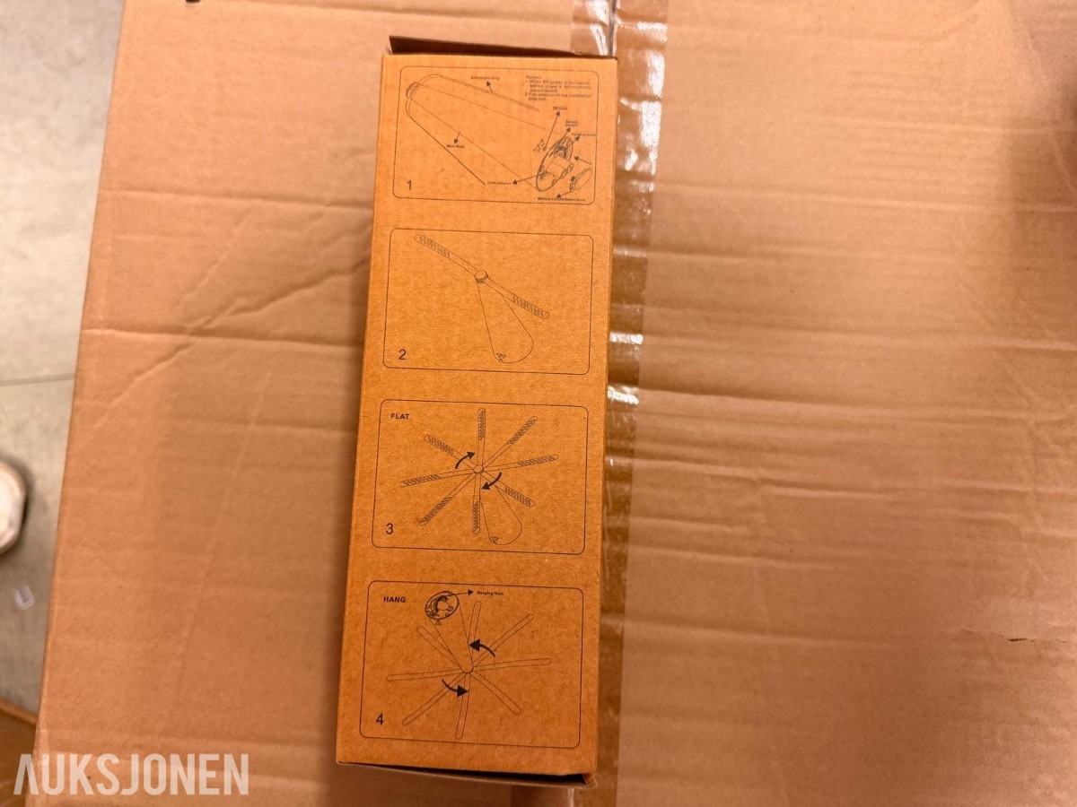 400 stk. Fly Repeller – elektriske fluejagere med roterende vifte