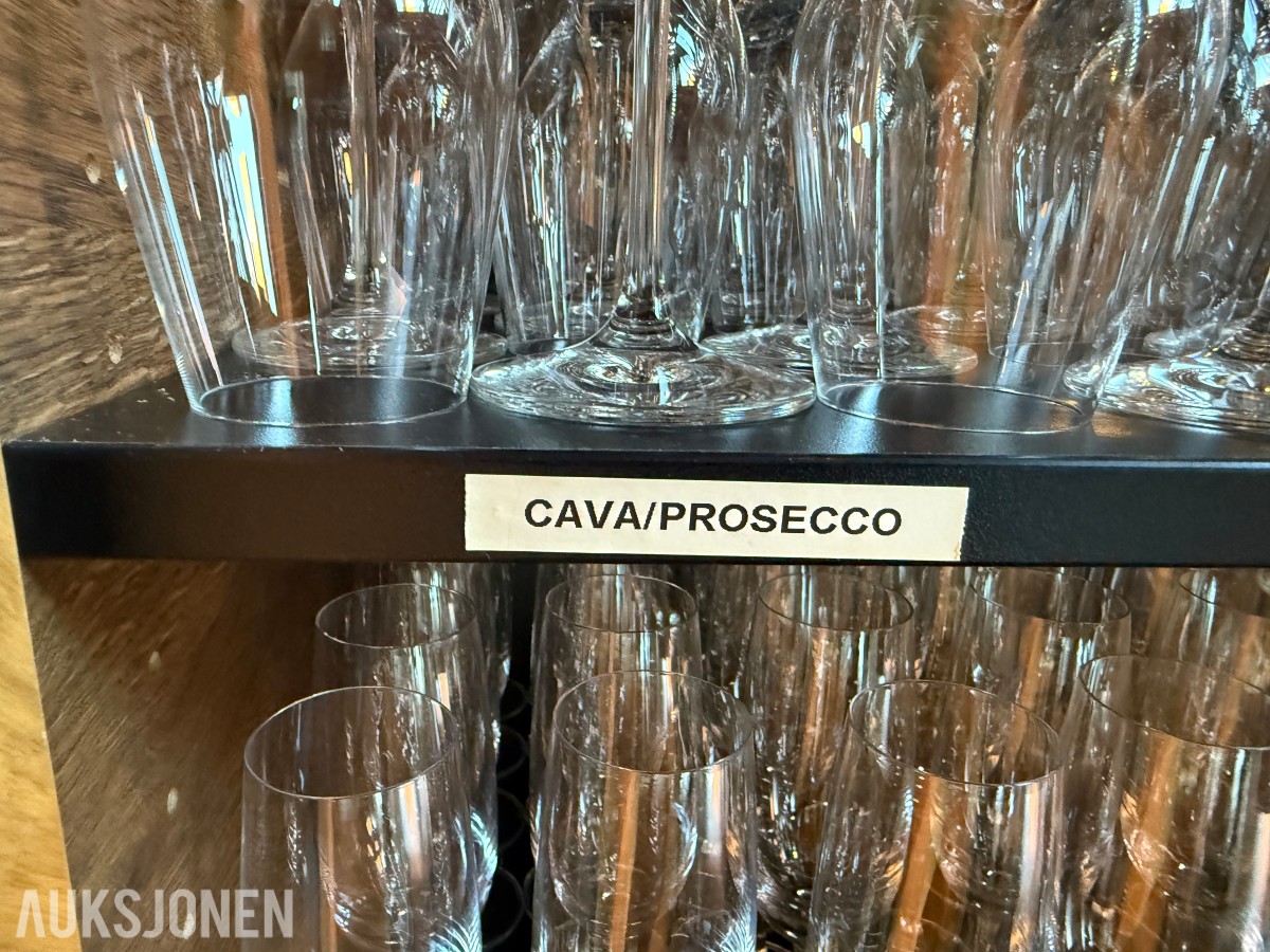 Vinglass og champagneglass i ulike utførelser