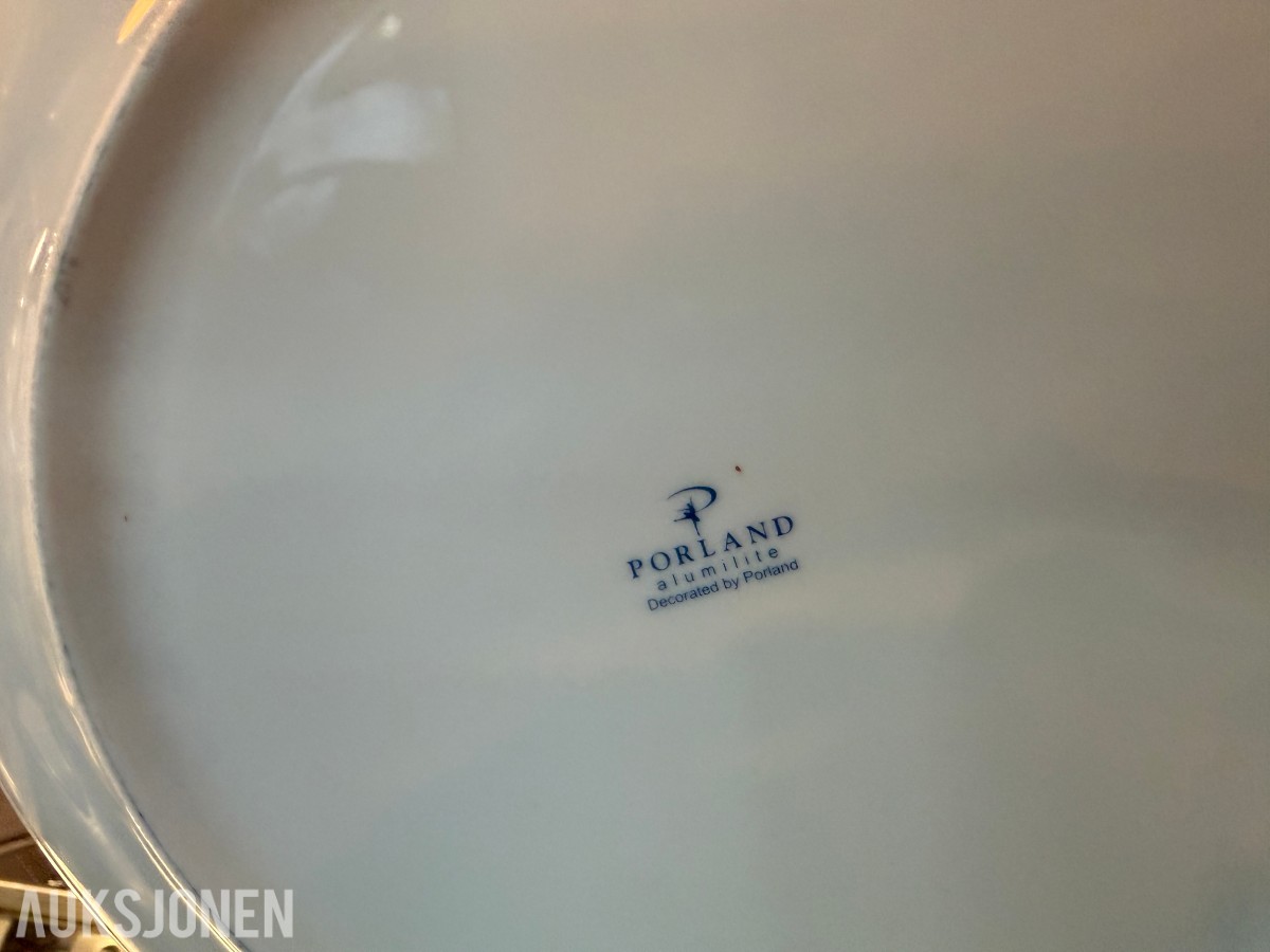 36 stk Porland tallerkener