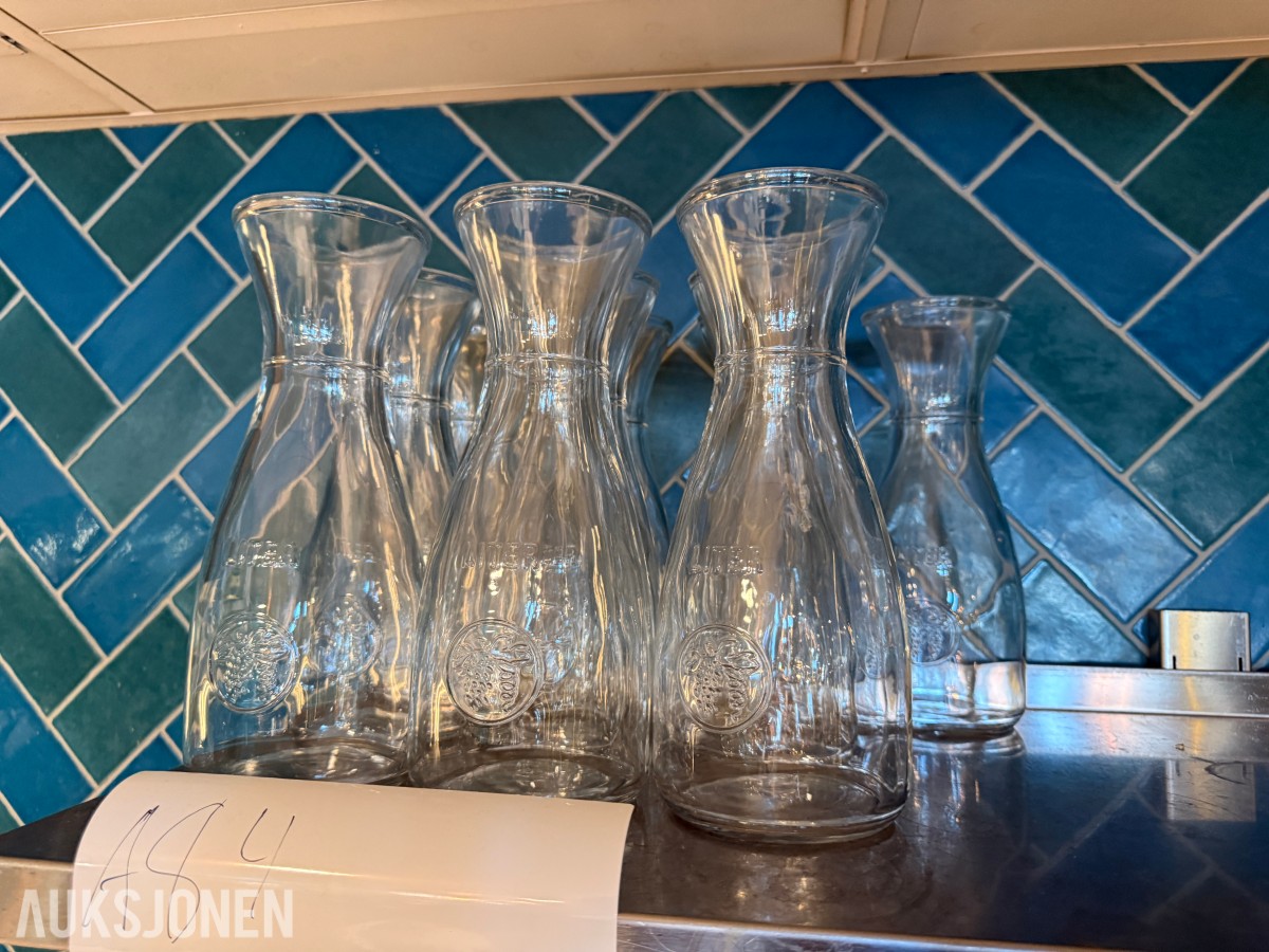 10 stk glasskarafler