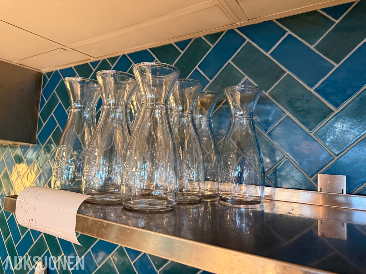 10 stk glasskarafler