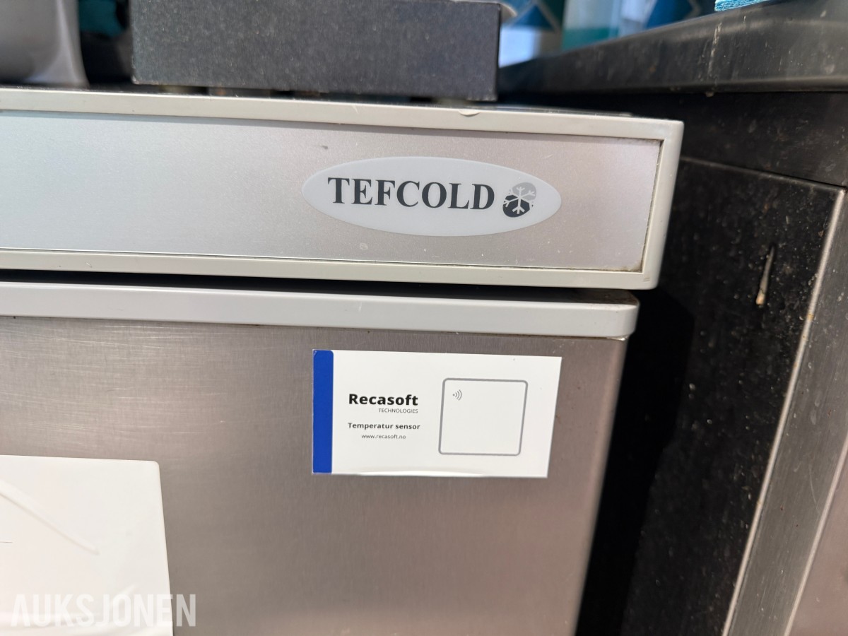 TEFCOLD UF200S fryseskap i rustfritt stål 120 liter