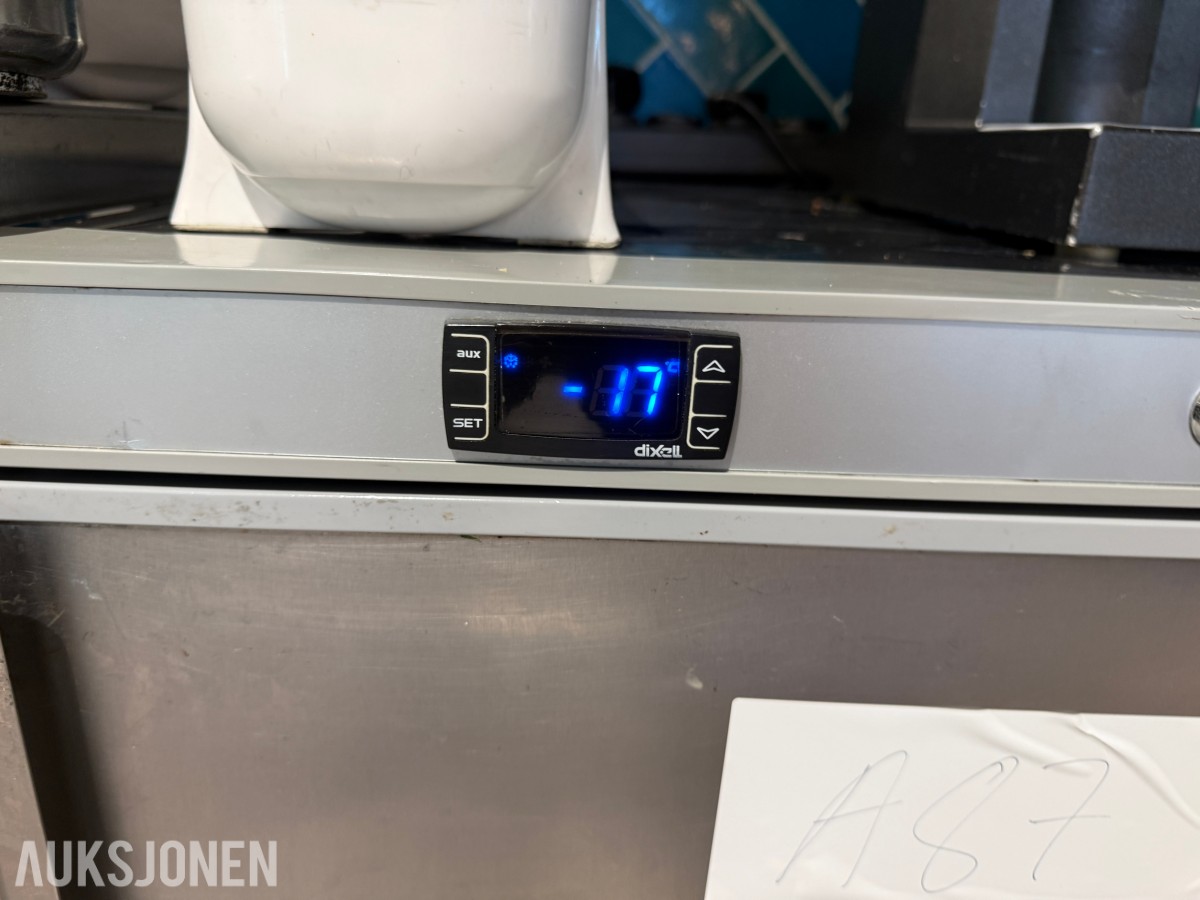 TEFCOLD UF200S fryseskap i rustfritt stål 120 liter
