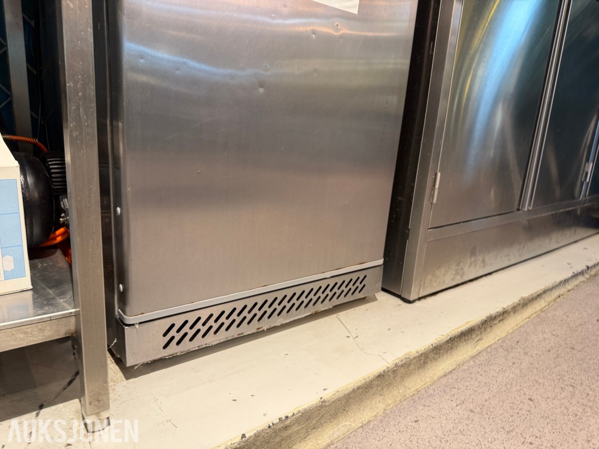 TEFCOLD UF200S fryseskap i rustfritt stål 120 liter