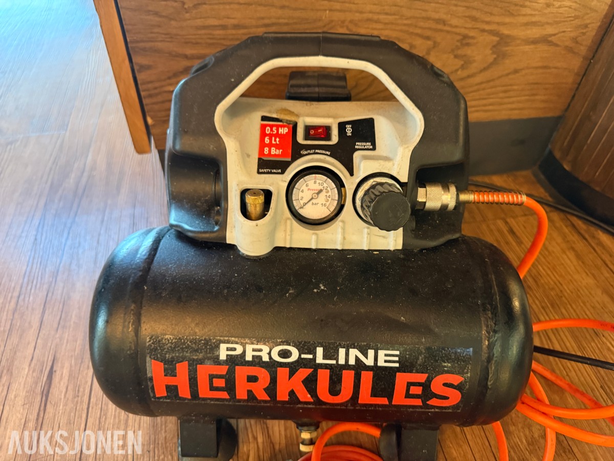 Herkules Pro-Line kompressor 6 l / 8 bar