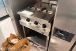 MKN dobbel frityrkoker i rustfritt stål med understell