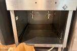 MKN dobbel frityrkoker i rustfritt stål med understell