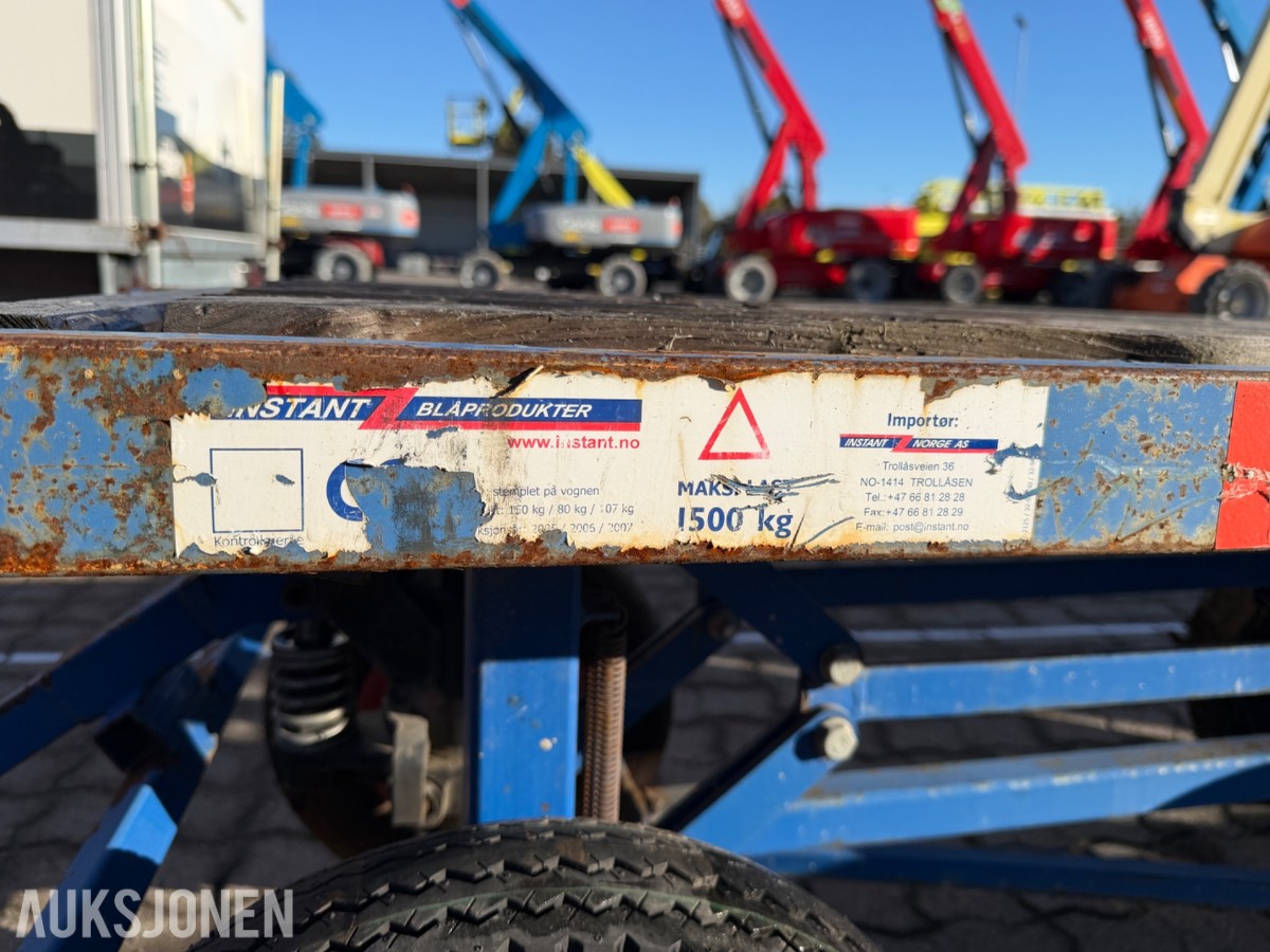 2005 Instant Norge Transportvogn/Gipspumpevogn / 1 500kg 