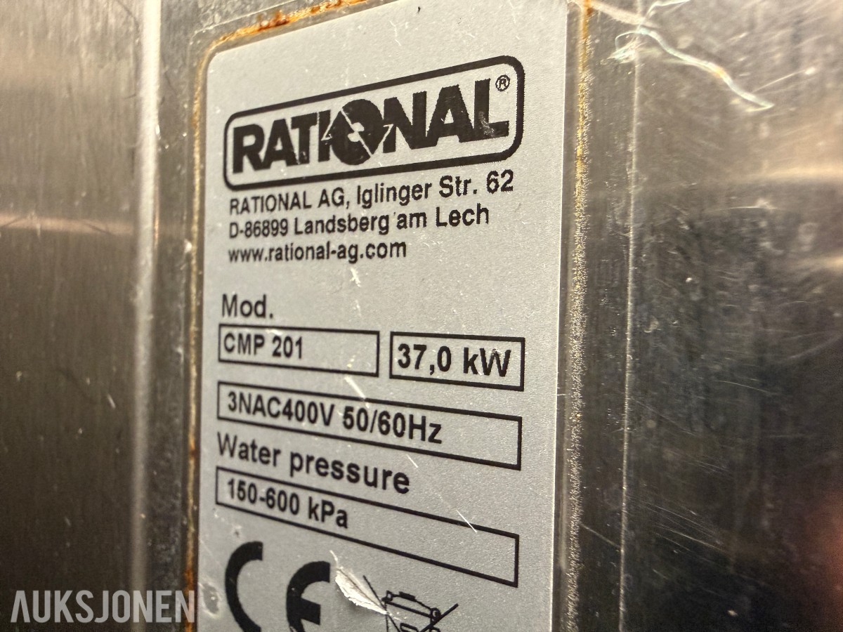 RATIONAL CombiMaster Plus CMP 201 kombidampovn 20 × 1/1 GN
