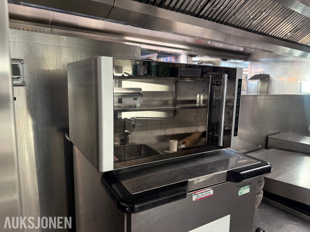 Logik L23CS13E kombimikrobølgeovn 23 l med grill og varmluft