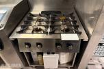 Berto's S900 4-bluss gasskomfyr med underskap