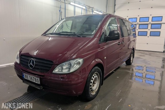 2008 Mercedes-Benz VITO 111 CDI 2.1 116hk lang type hengerfeste s+v dekk eu ok 11.2028