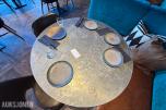 Rundt restaurantbord Ø100 cm med 2 stoler