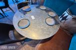 Rundt restaurantbord Ø100 cm med 2 stoler