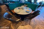 Rundt restaurantbord Ø100 cm med 2 stoler