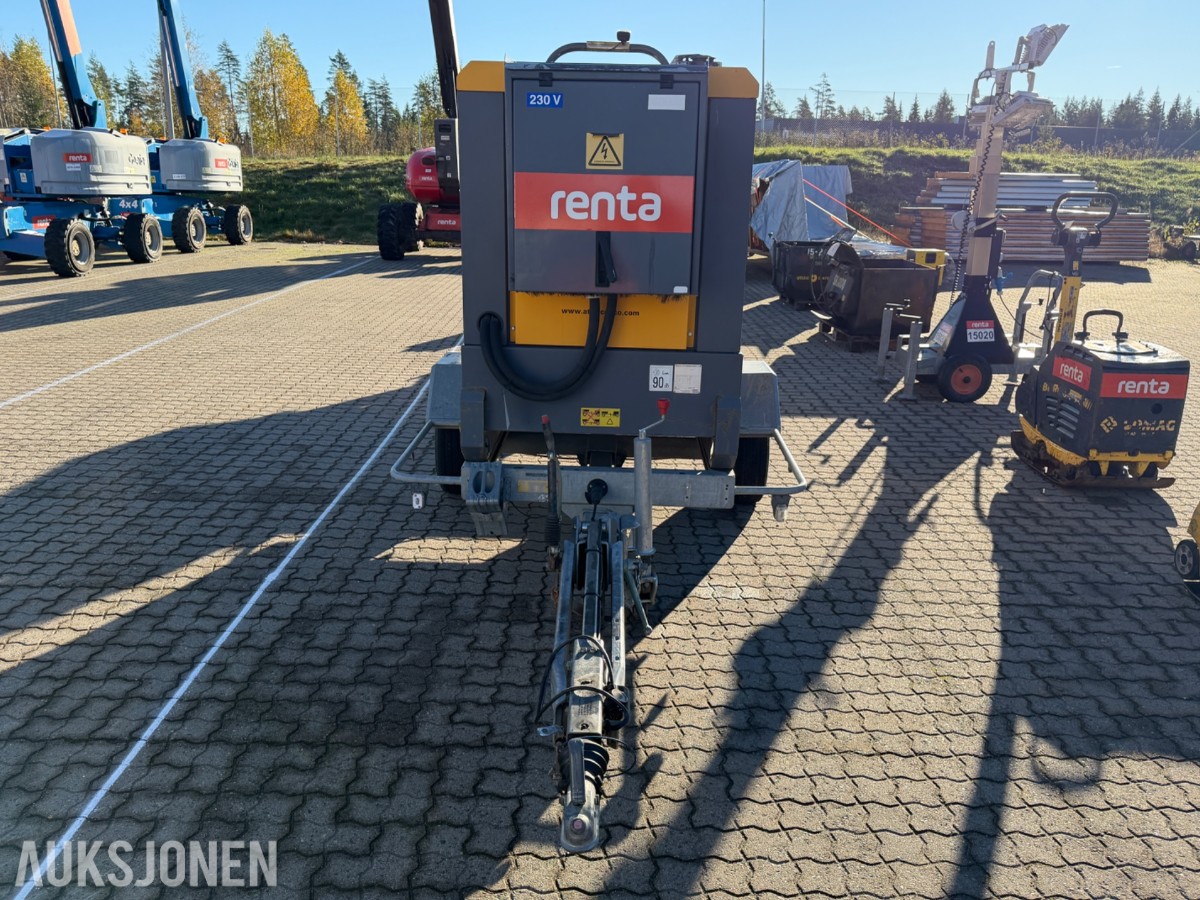 2015 Atlas Copco QAS 60 strømaggregat på tilhenger