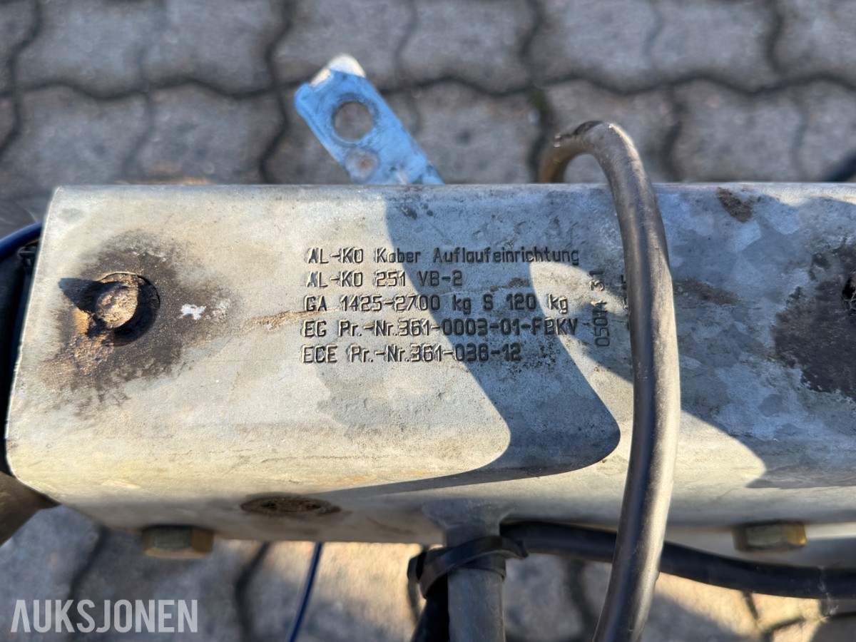 2015 Atlas Copco QAS 60 strømaggregat på tilhenger