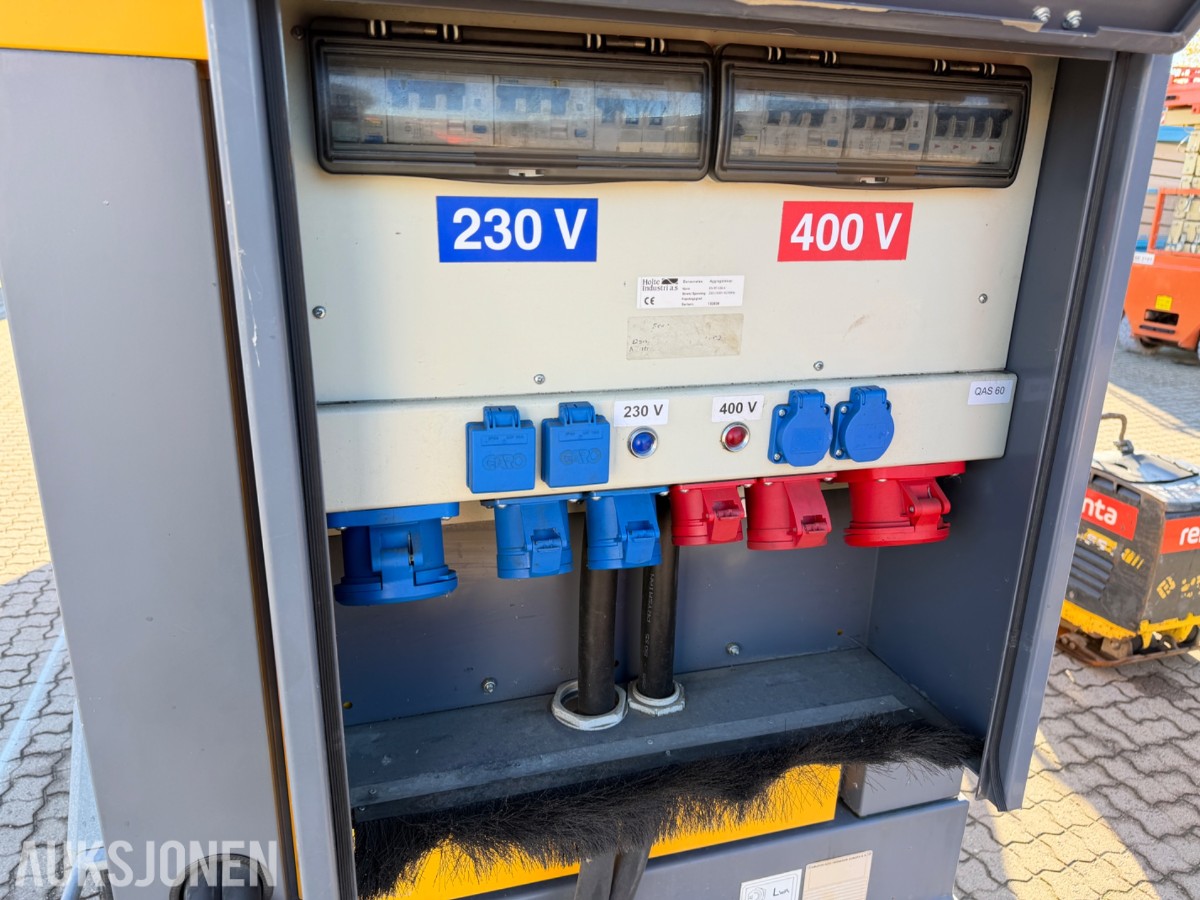 2015 Atlas Copco QAS 60 strømaggregat på tilhenger