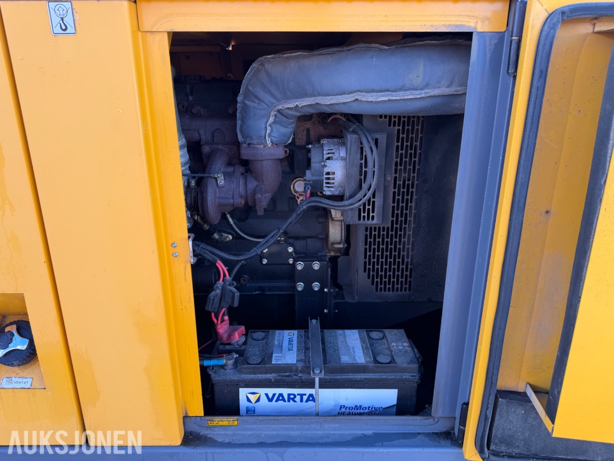 2015 Atlas Copco QAS 60 strømaggregat på tilhenger