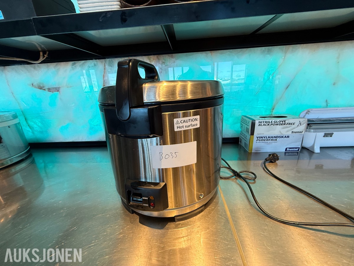 Tiger JNO-B36W profesjonell riskoker / risvarmer – 1610 W