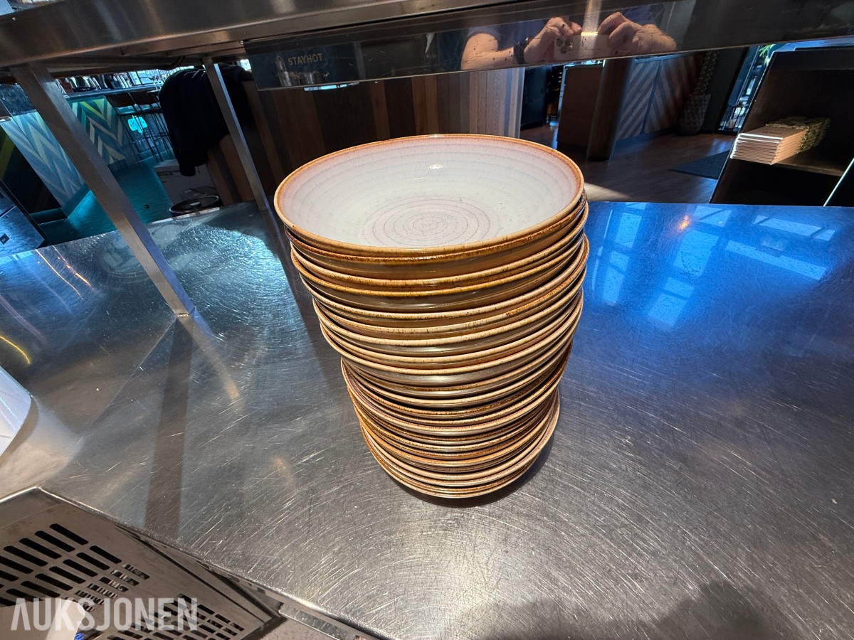 23 stk. Artisan serveringsskåler – Ø 19 cm – rustikk utførelse
