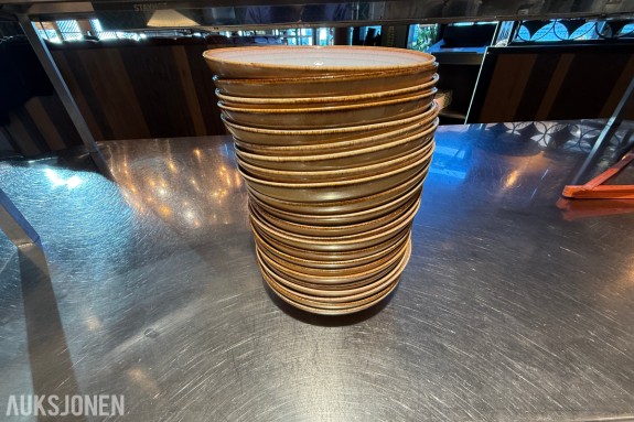 23 stk. Artisan serveringsskåler – Ø 19 cm – rustikk utførelse