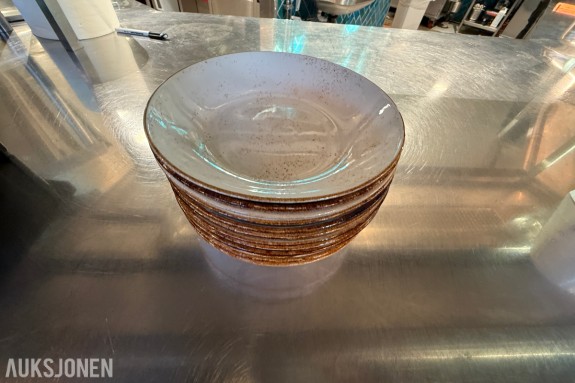 12 stk. Steelite International serveringsskåler – Ø 19 cm – rustikk utførelse