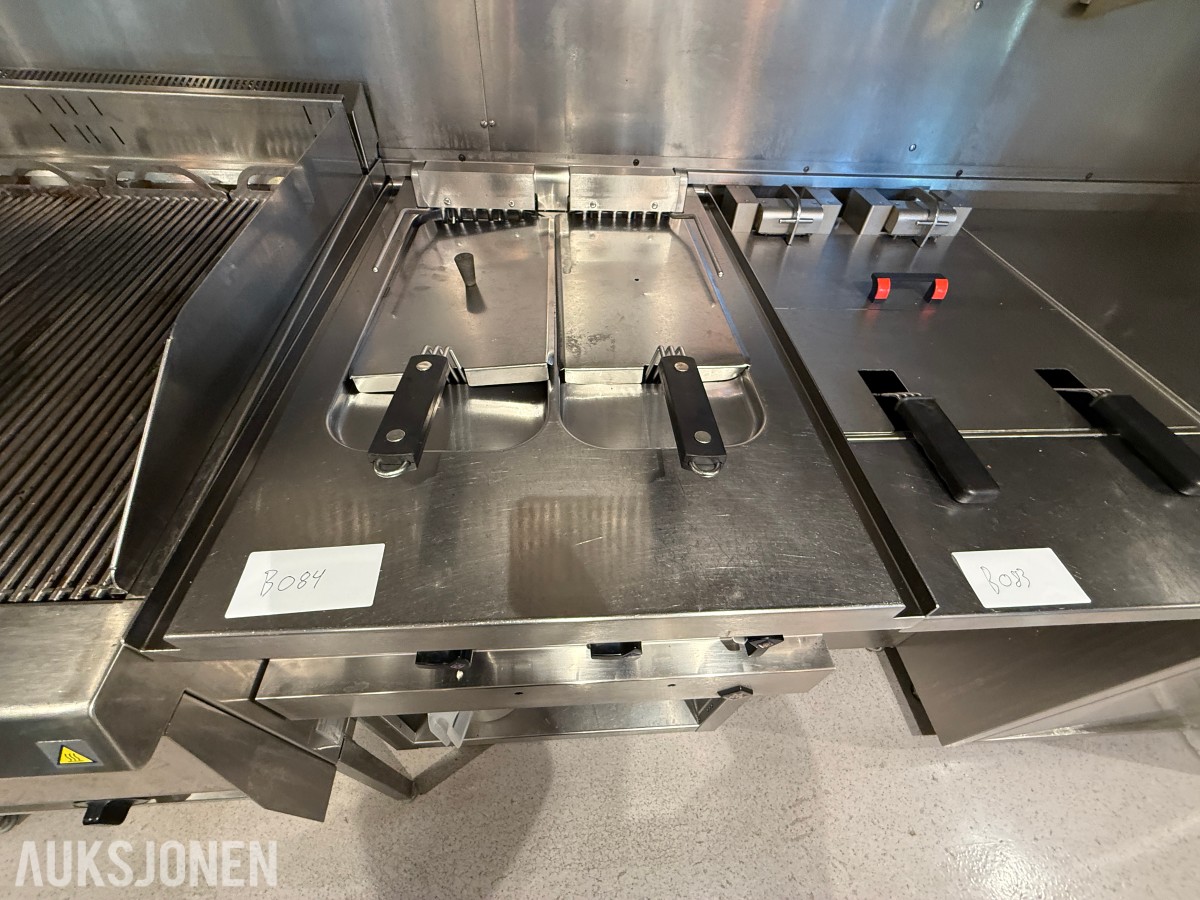 MKN dobbel frityrstekoker – profesjonell storkjøkkenmodell – Made in Germany