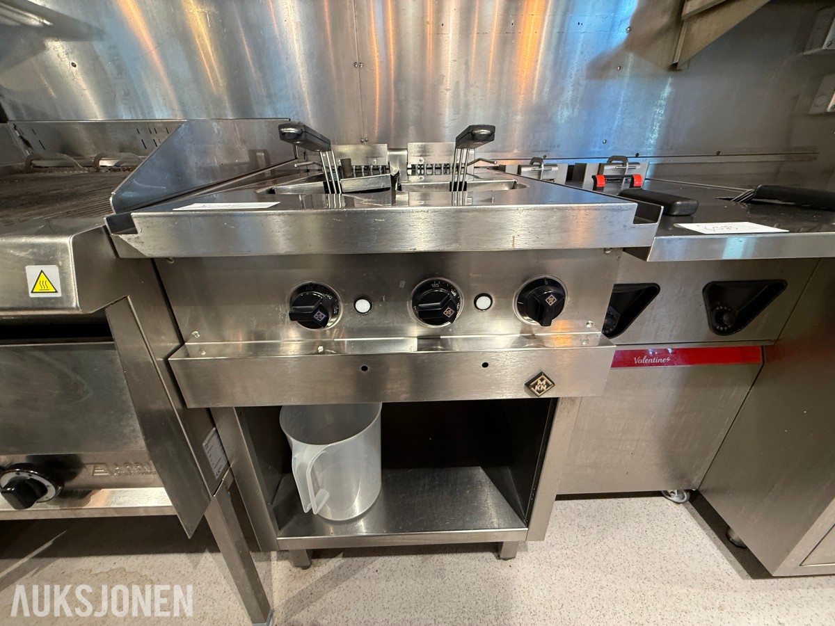 MKN dobbel frityrstekoker – profesjonell storkjøkkenmodell – Made in Germany
