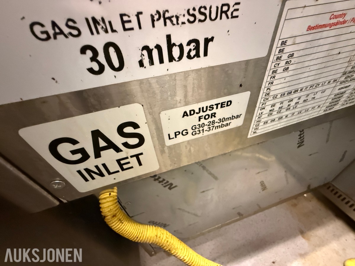 ALFO Professional stekeplate / flatgrill på gass – rustfritt stål