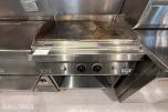 ALFO Professional stekeplate / flatgrill på gass – rustfritt stål 