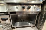 ALFO Professional stekeplate / flatgrill på gass – rustfritt stål 
