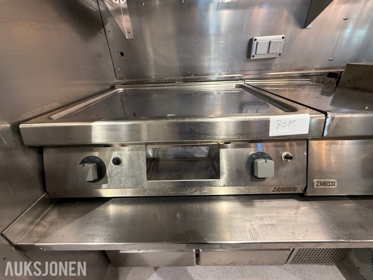 Profesjonell gassdrevet stekeplate fra ALFO Professional