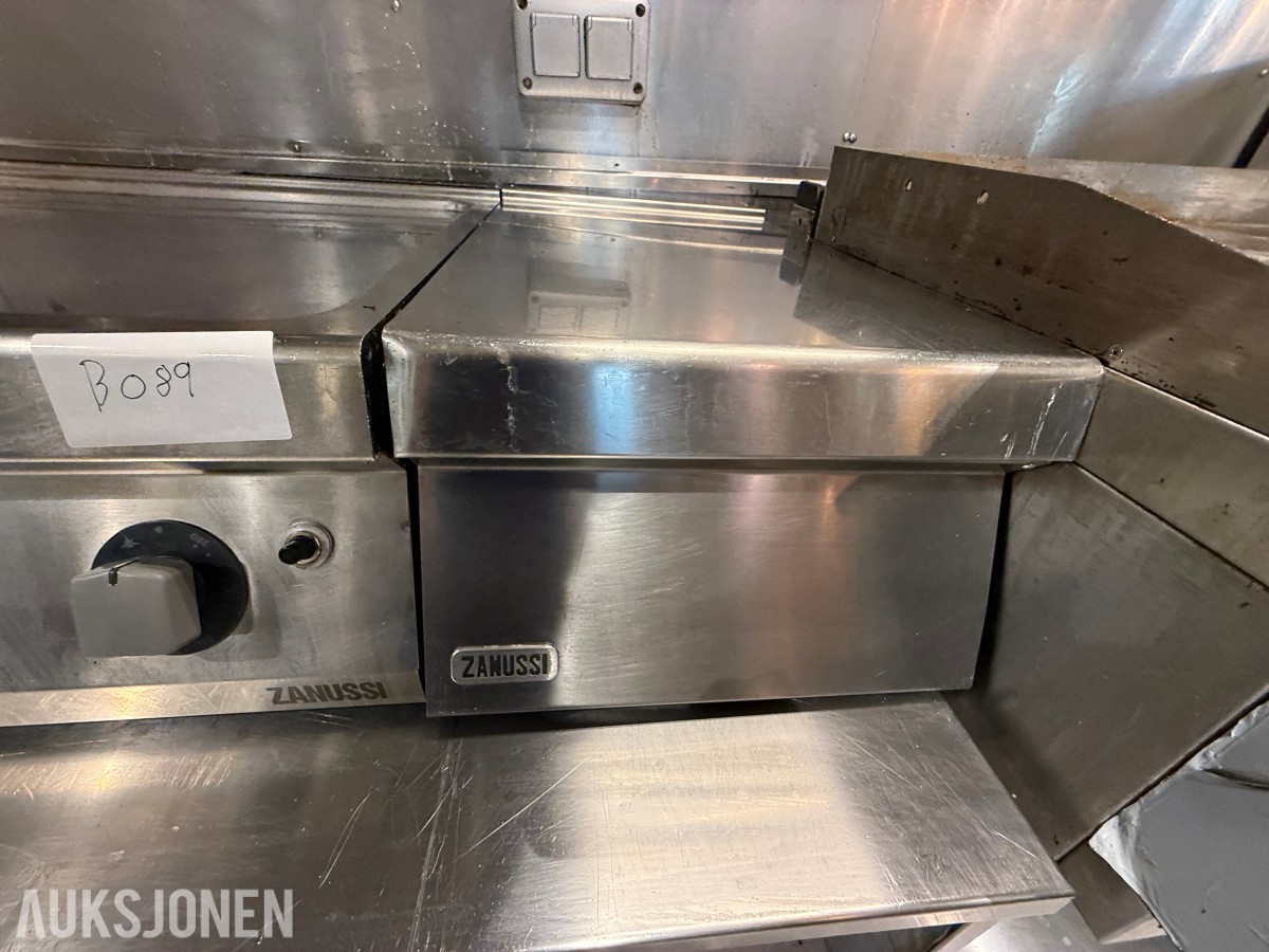 Profesjonell gassdrevet stekeplate fra ALFO Professional