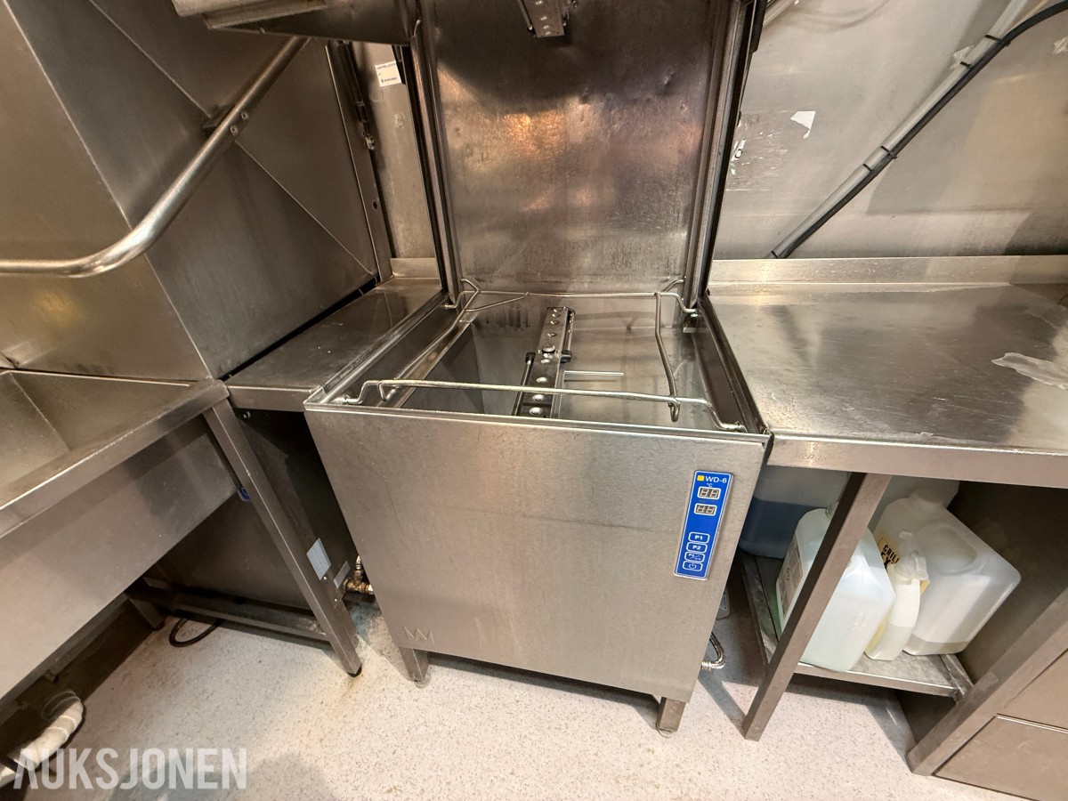 Wexiödisk WD-7 – profesjonell hetteoppvaskmaskin – 400V – 2019