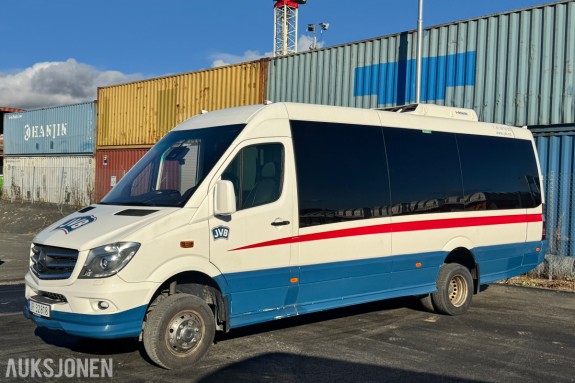 2017 Mercedes-Benz Mercus 515 CDI buss, 21 seter, 4x4, Webasto, hengerfeste
