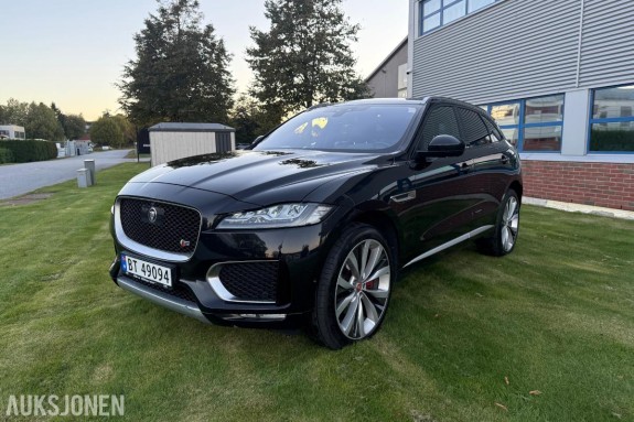 2017 Jaguar F-PACE 3.0 Diesel 4WD, 120100km, Automat, Hengerfeste, Ryggekamera, S+V dekk